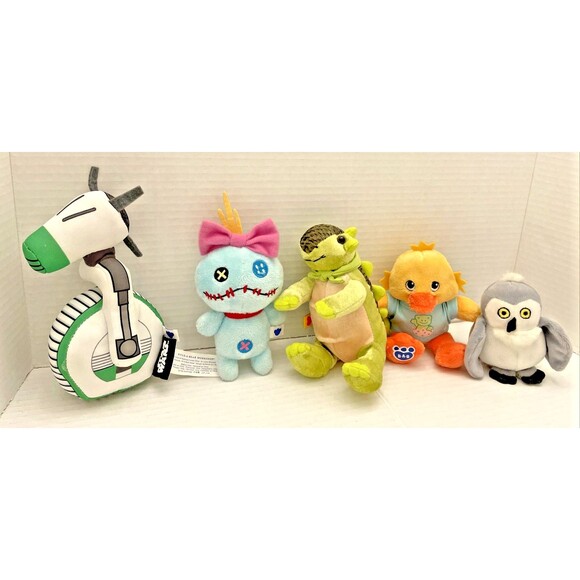 Build A Bear Mixed Lot Mini Plush Star Wars,Scrump, Dino, Duck, Harry Potter Owl - Picture 1 of 13